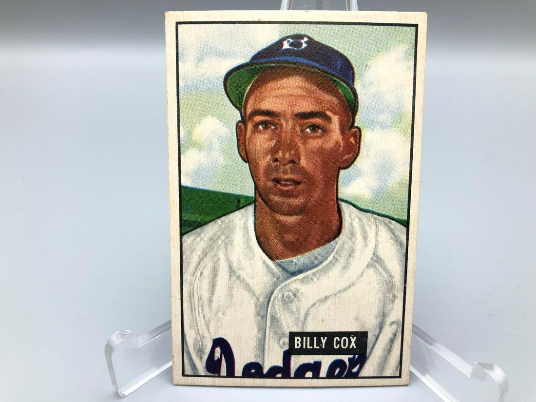 1951 Bowman Billy Cox #224 (1 of 2)
