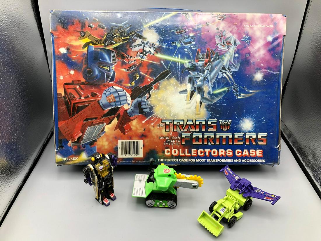Lot of Transformers Toys with 1984 Case - 1985 G1 (1 of 6)