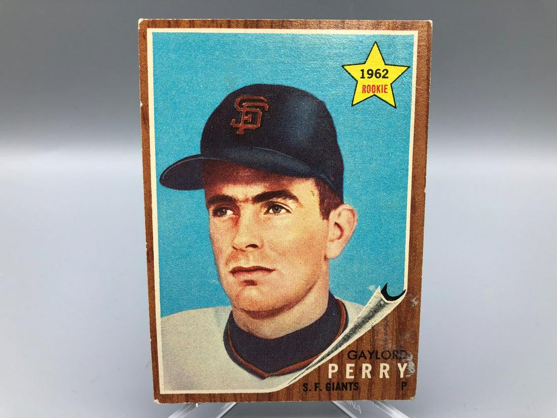 1962 Topps Gaylord Perry #199 Rookie HOF: 1962 Topps Gaylord Perry #199 Rookie HOF