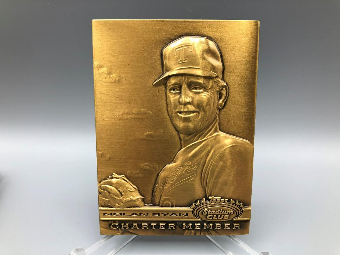 1991 Topps Stadium Club Nolan Ryan Bronze Medallion (1 of 3)