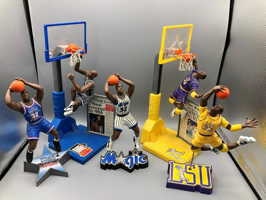 Lot of 5 Shaq Attack Shaquille O'Neal Figurines (1 of 1)
