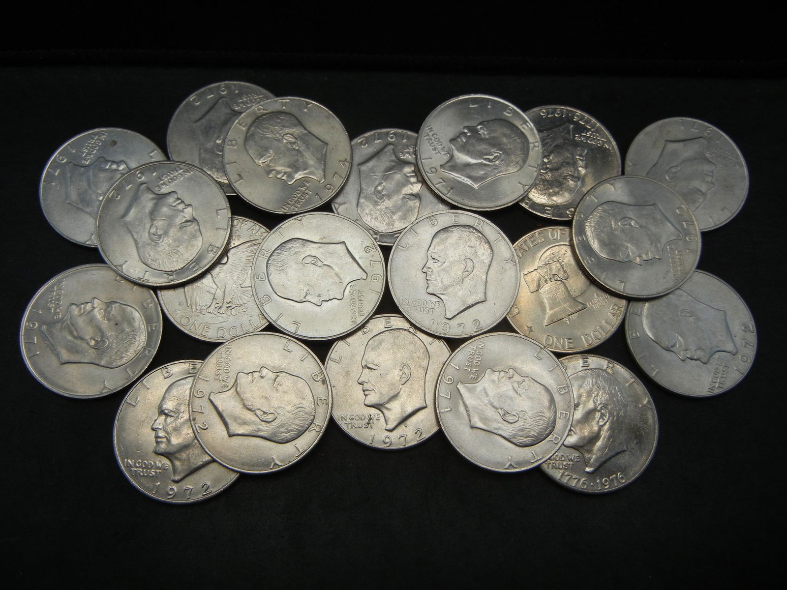 (20) Ike Dollars Various Grades and Dates (1 of 3)