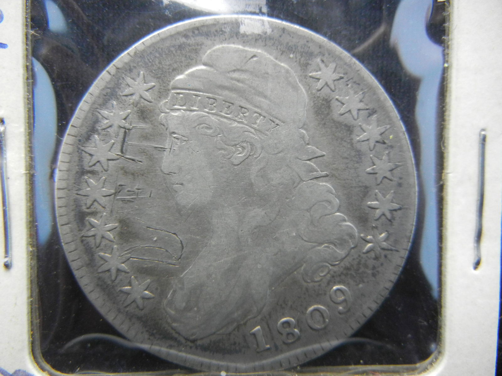 1809 Bust Half Dollar Fine Details Over 200 years Old (1 of 3)