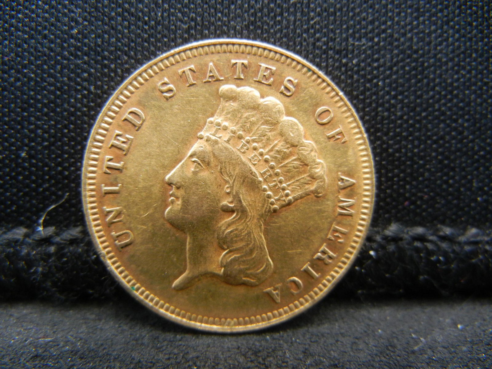 1878 $3.00 Gold Piece very Low Mintage Rare (1 of 2)