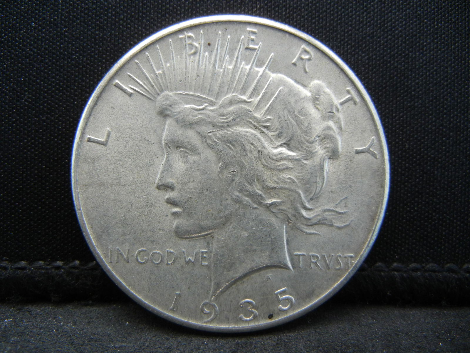 1935 Peace Dollar High Grade Scarce Semi Key Date (1 of 2)