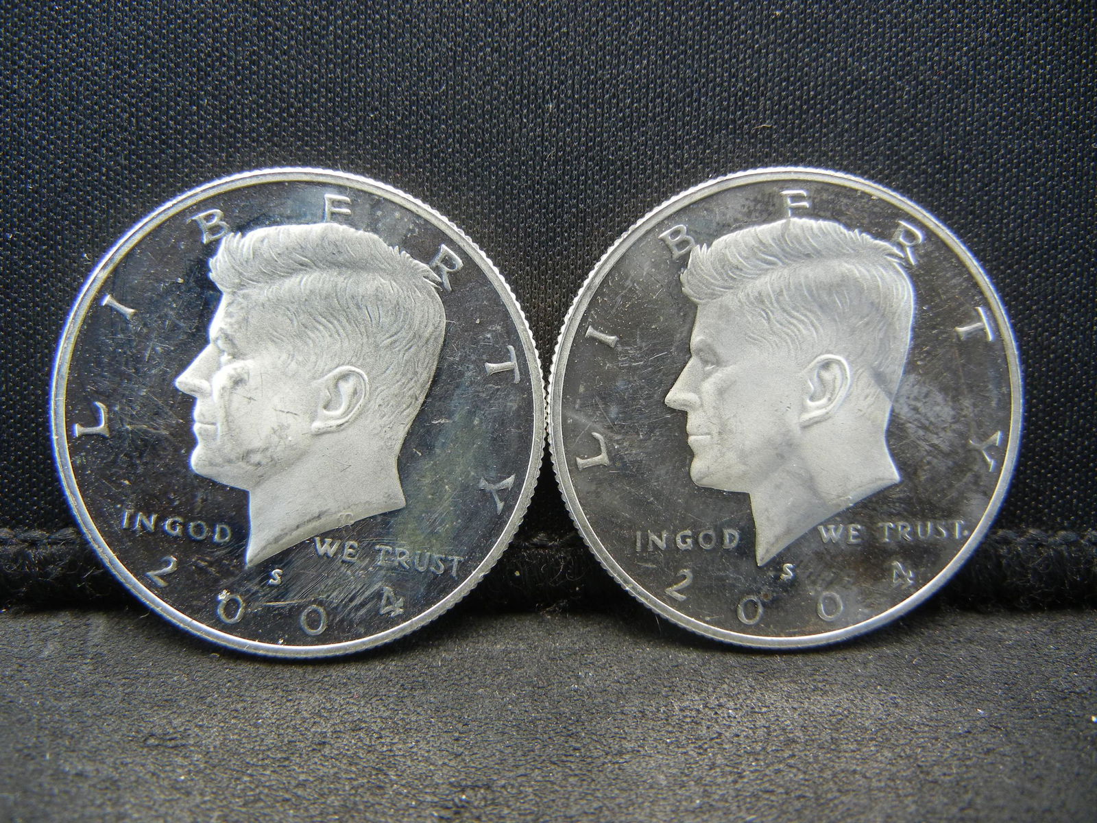 (2) 2004 S Silver Kennedy Proof Half Dollars (1 of 2)