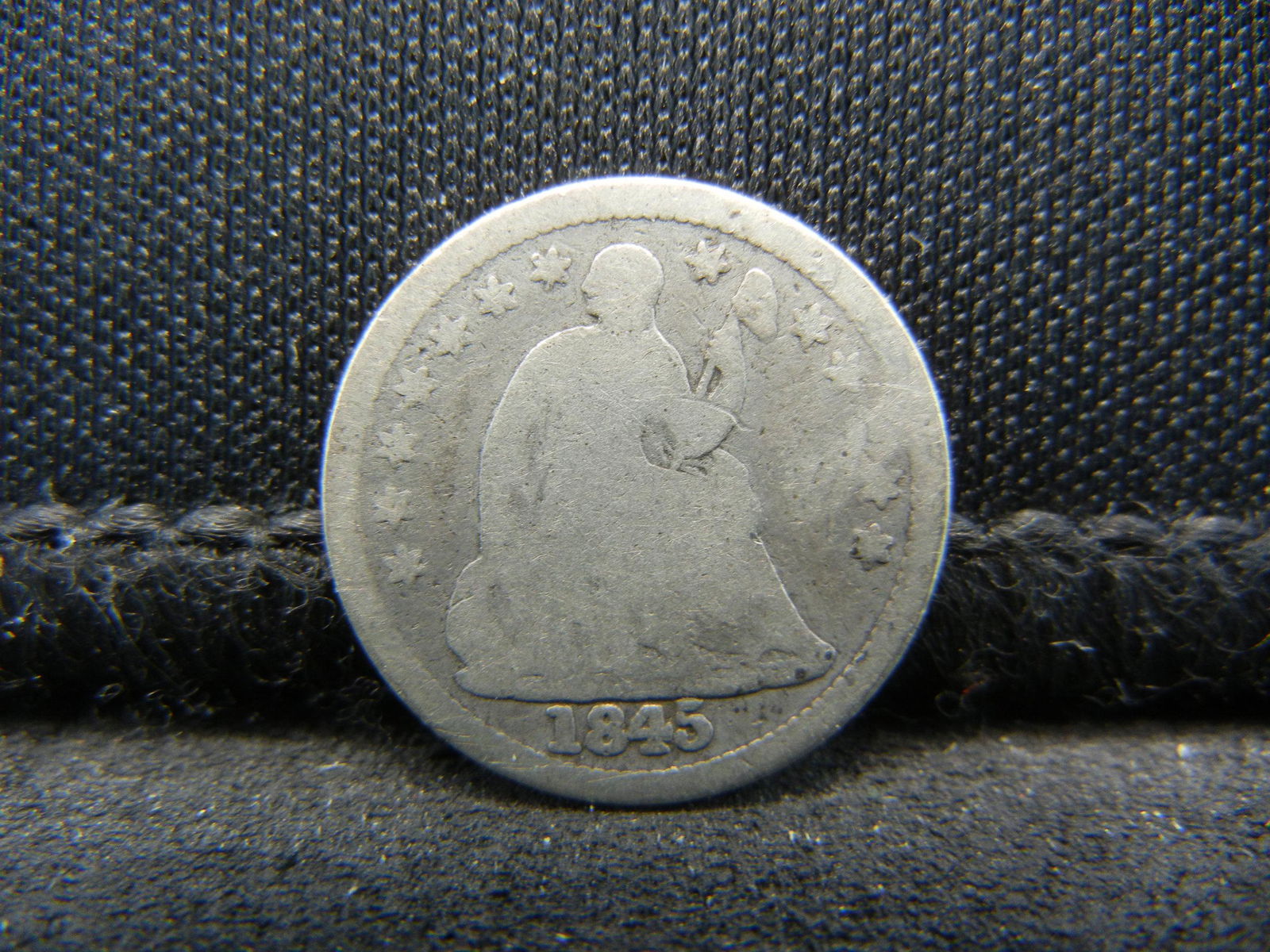 1845 Seated Half Dime Early Date (1 of 2)