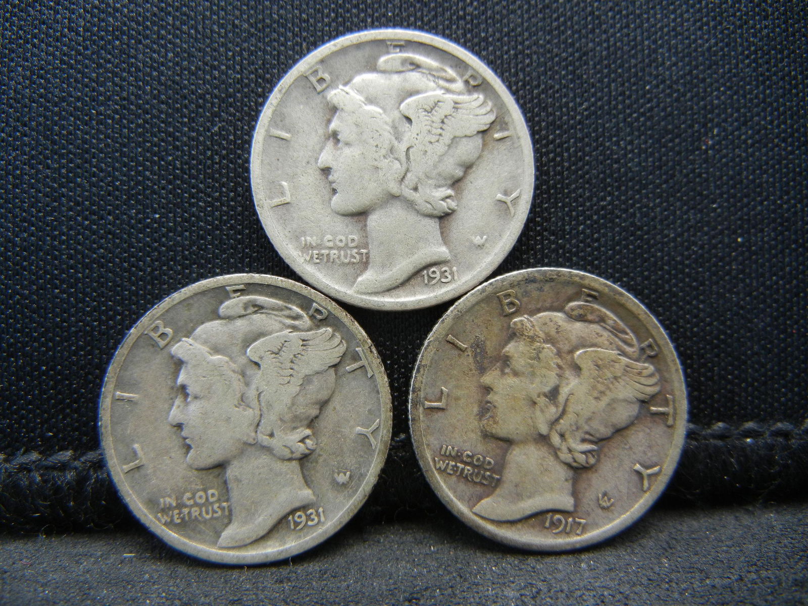 1917 Mercury Dime Strong Details 1931 D Better Date, (1 of 2)