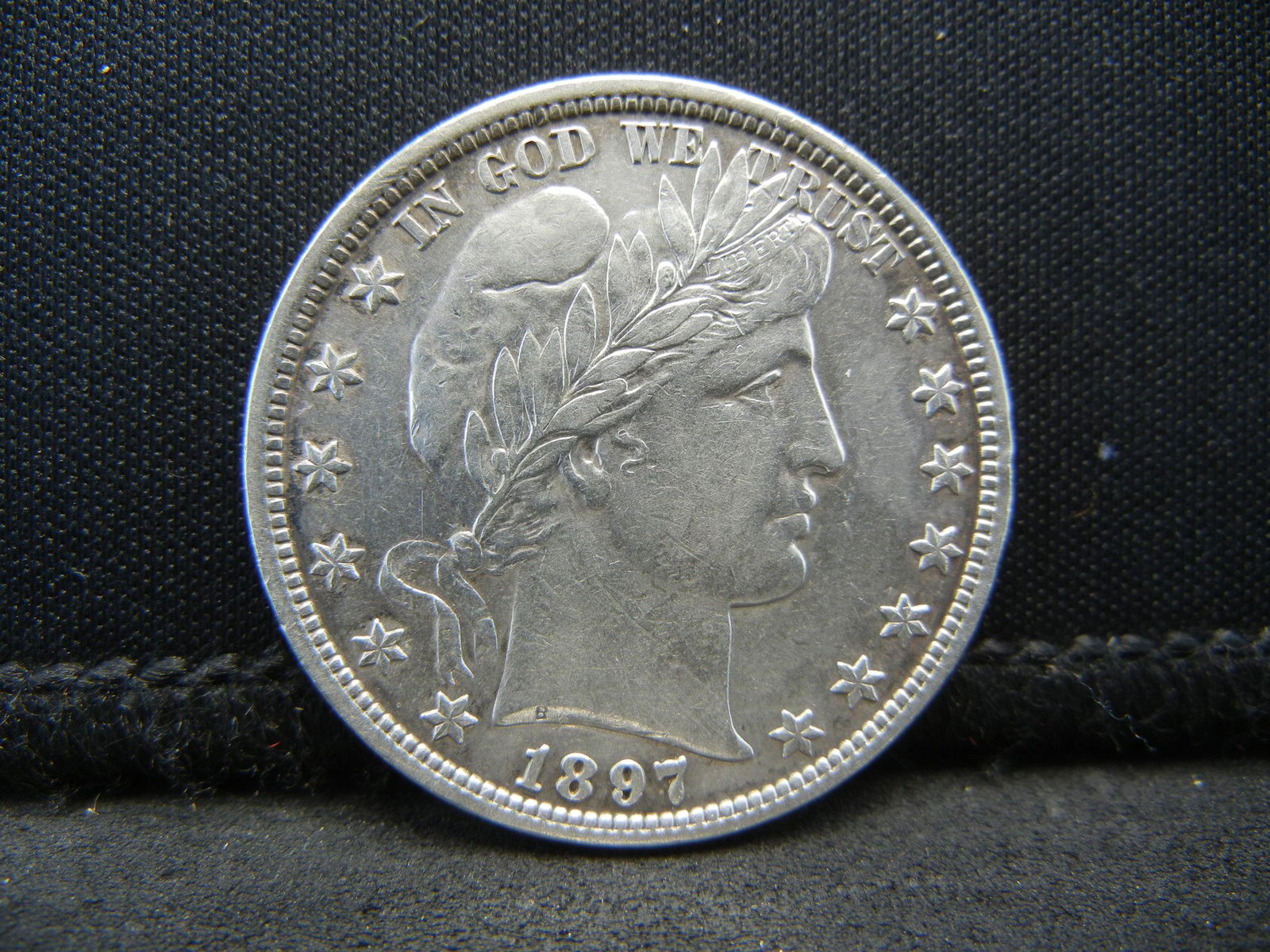 1897 Barber Half Dollar AU++ Pre 1900 Date (1 of 2)