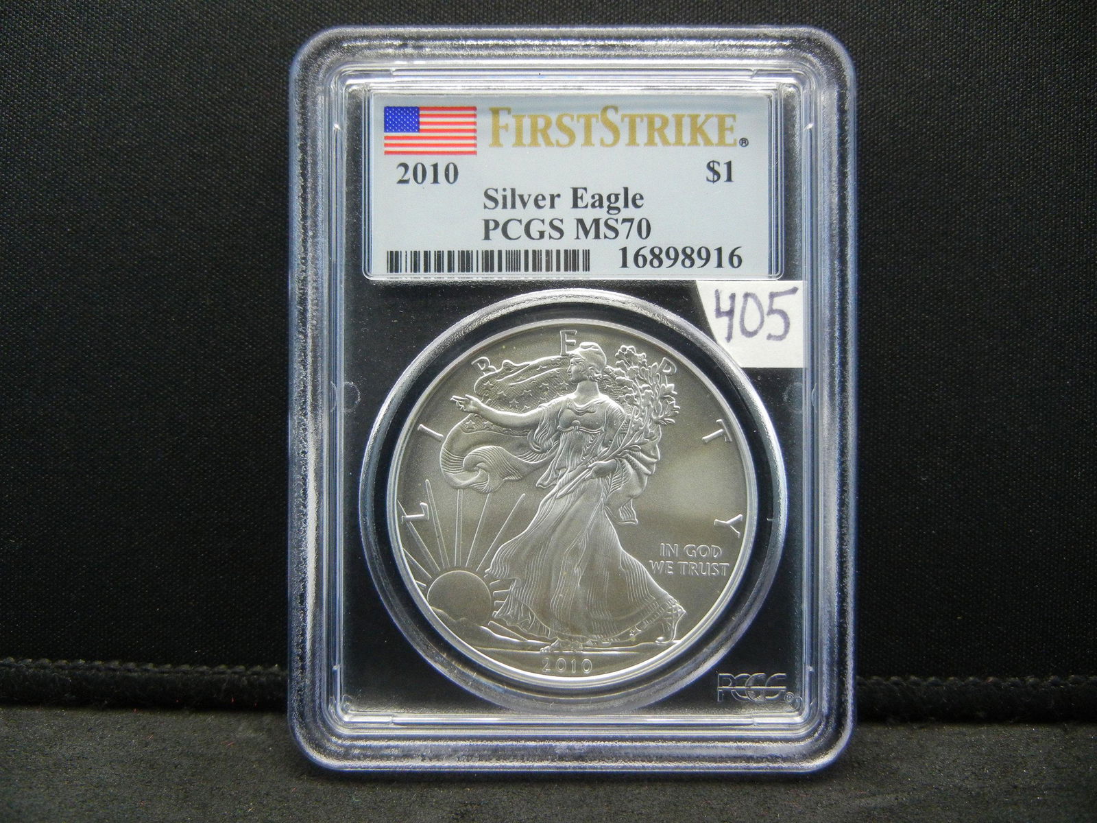 2010 American Silver Eagle PCGS MS70 First Strike (1 of 4)