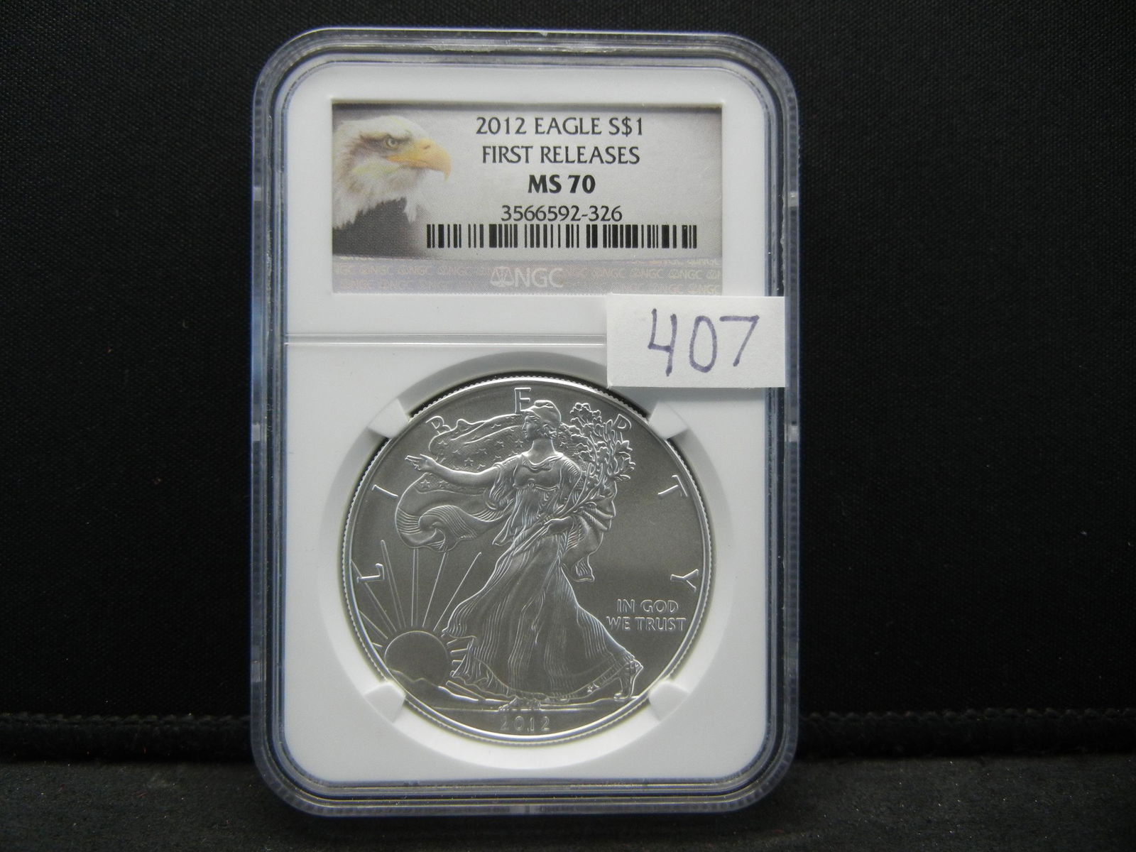 2012 American Silver Eagle NGC MS70 First Releases (1 of 4)