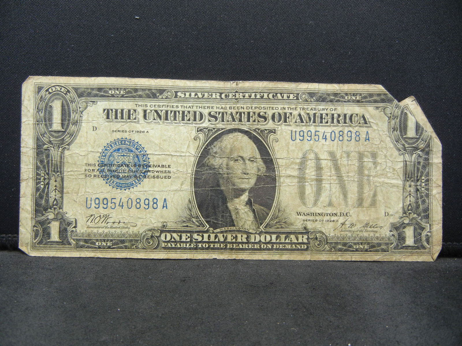 1928 $1.00 Silver Certificate Funny Back (1 of 4)
