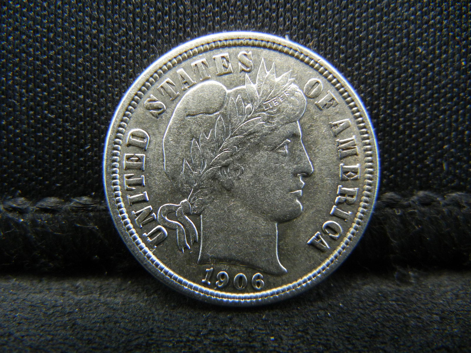 1906 D Barber Dime AU (1 of 2)