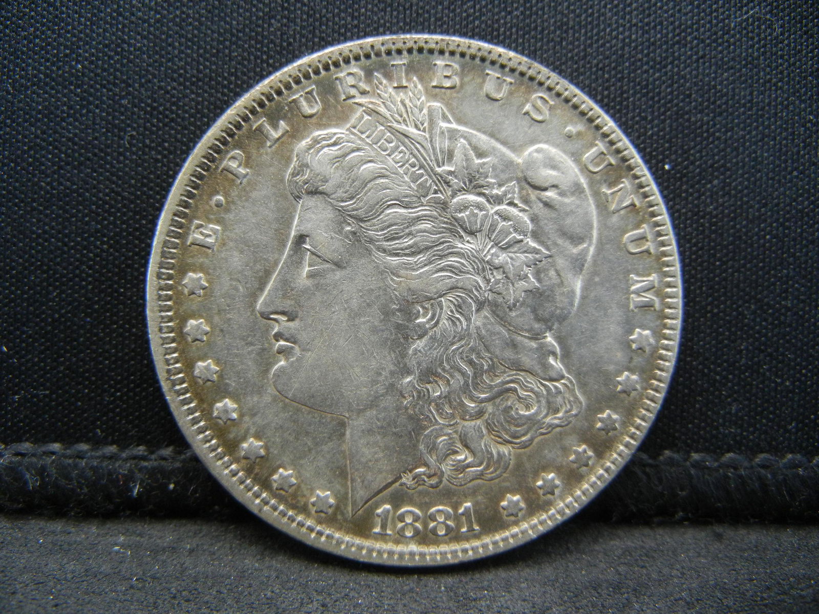1881 O Morgan Dollar Crazy Colors Reverse (1 of 2)