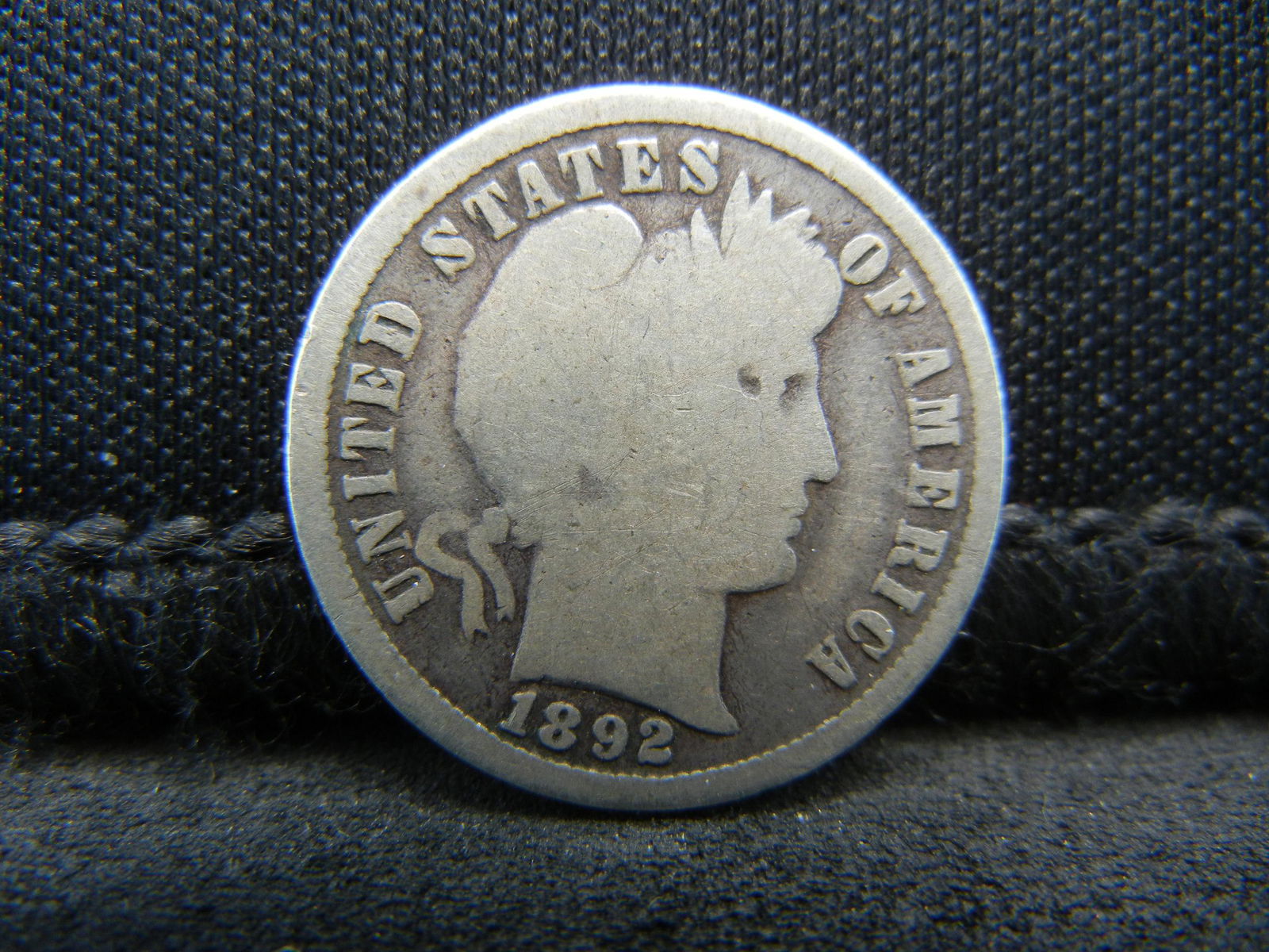 1892 Barber Dime First Year Issue (1 of 2)