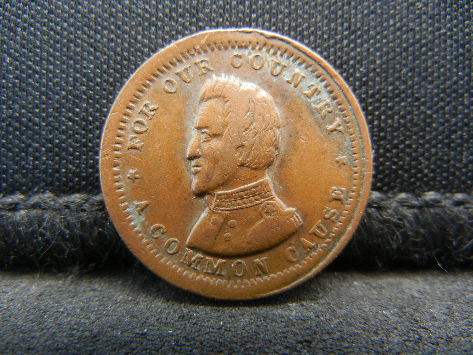 Civil War Token Andrew Jackson Now and For Ever (1 of 2)
