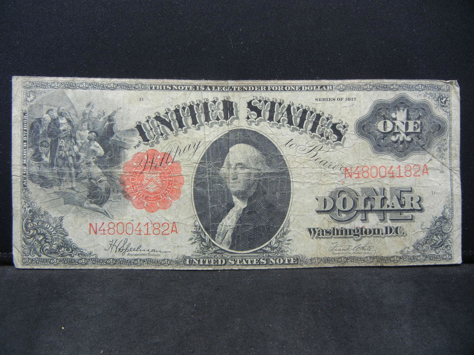 1917 $1.00 Large Size Legal Tender Note Very Popular!! (1 of 3)