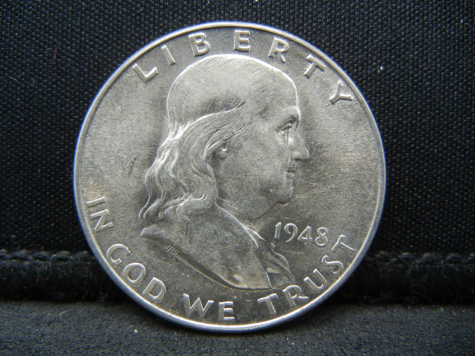1948 D Franklin Half Dollar BU (1 of 2)