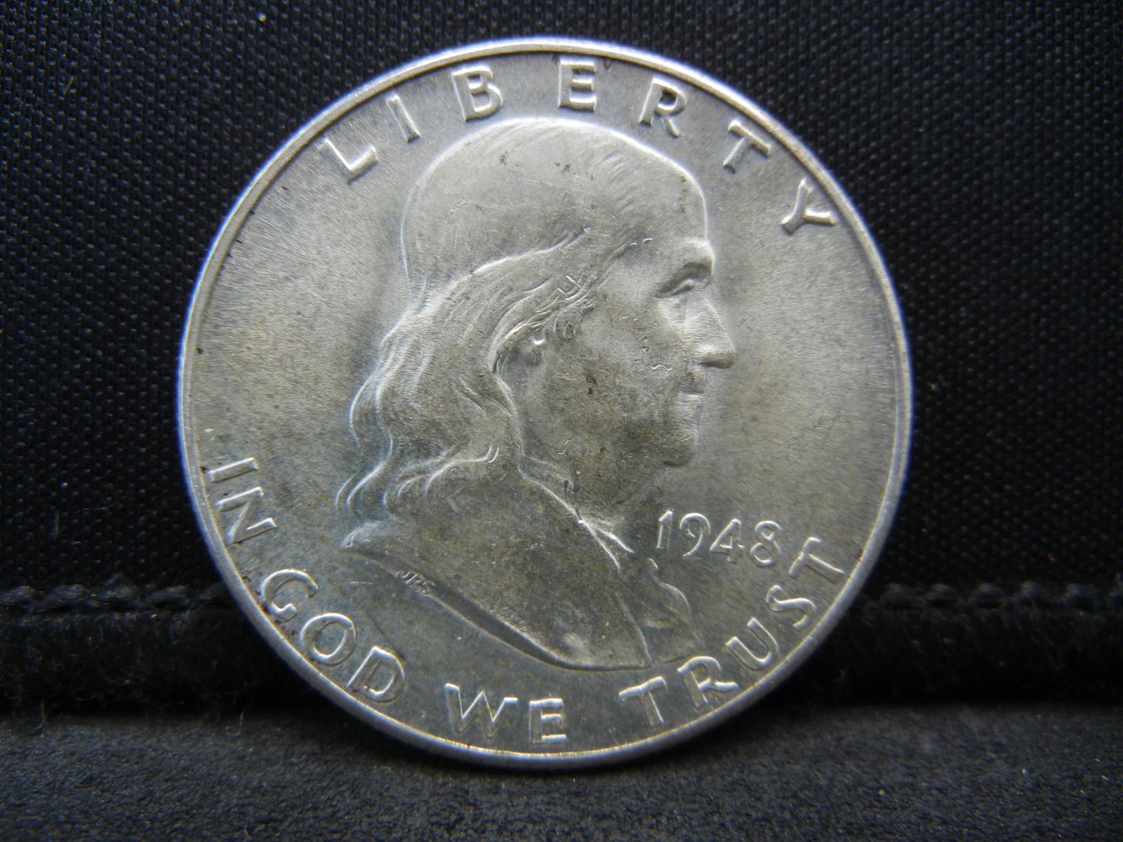 1948 D Franklin Half Dollar BU (1 of 2)