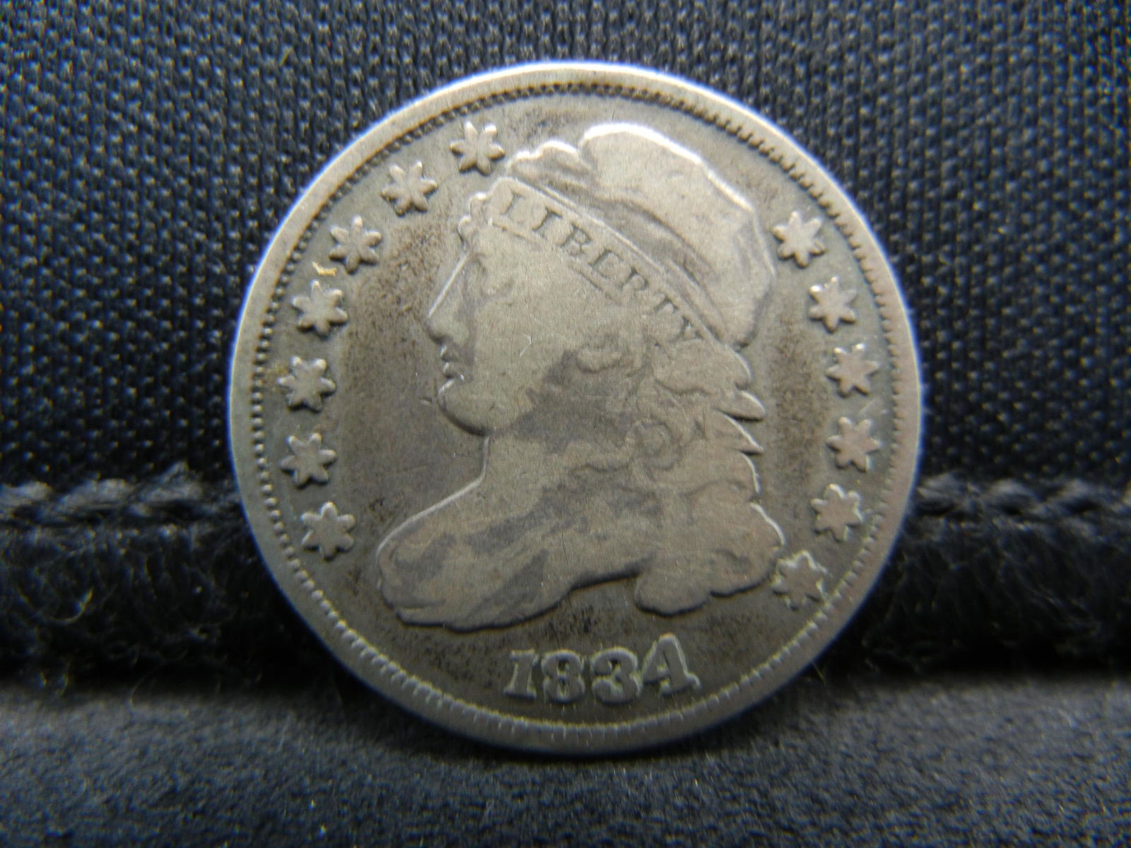 1834 Capped  Bust Dime Full Liberty (1 of 2)