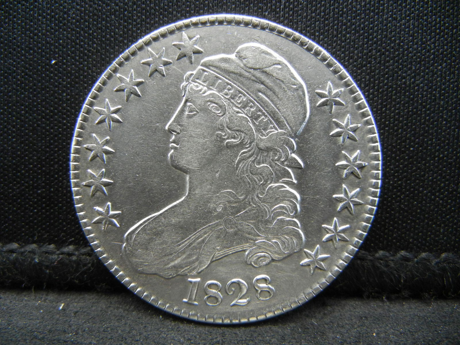 1828 Capped Bust Half Dollar XF++ Strong Details (1 of 2)