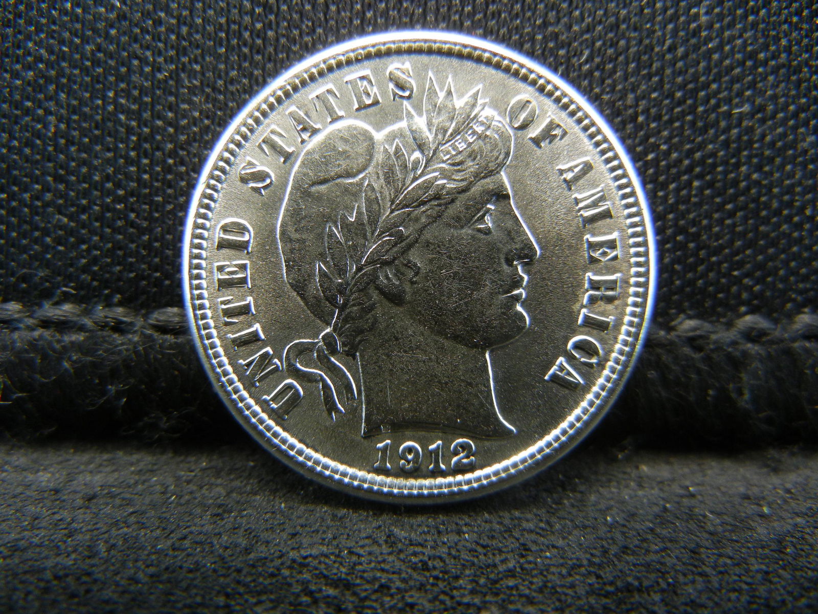 1912 Barber Dime AU/BU Strong Details (1 of 2)