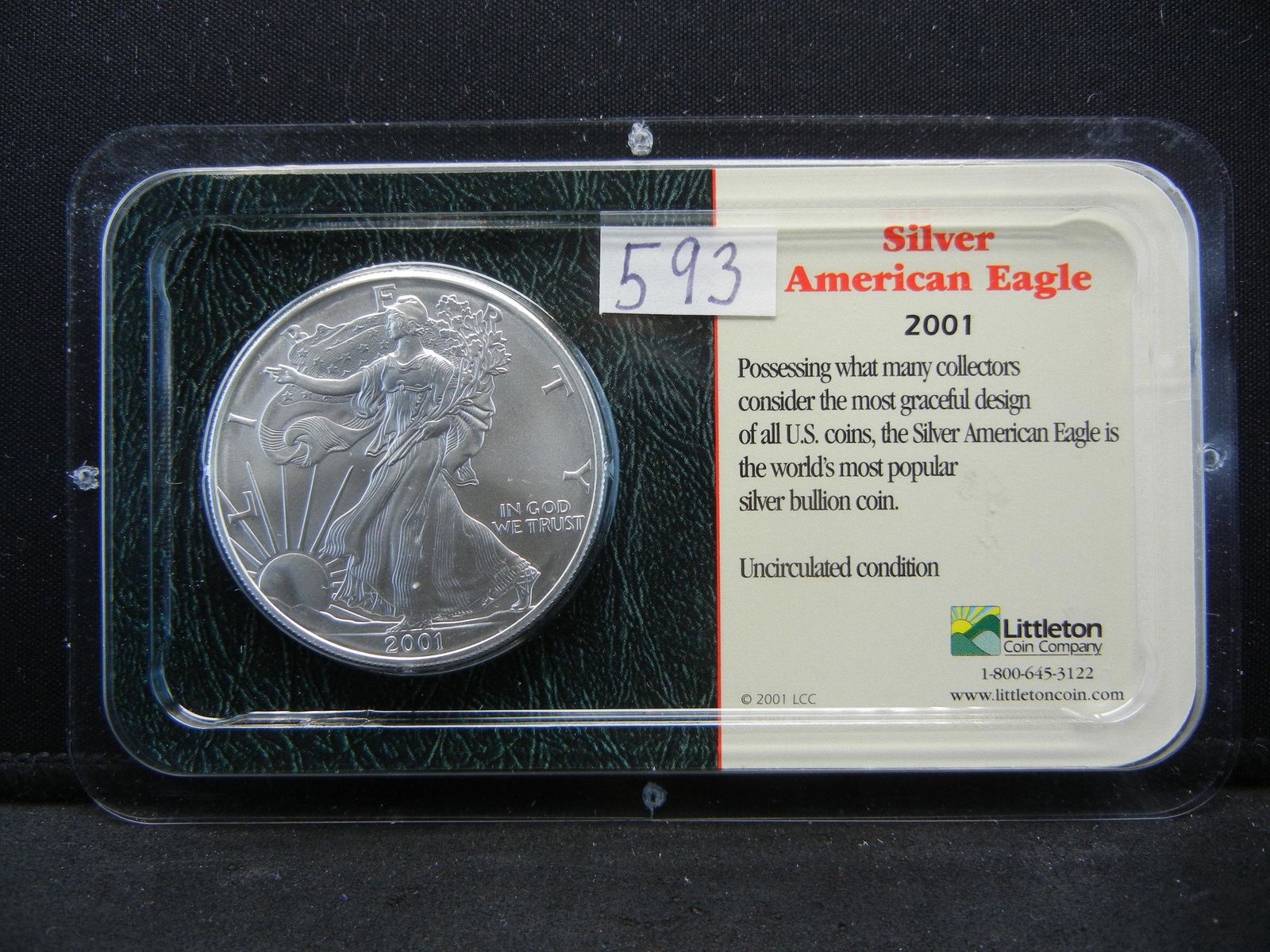2001 Silver American  Eagle Littleton PKG (1 of 4)