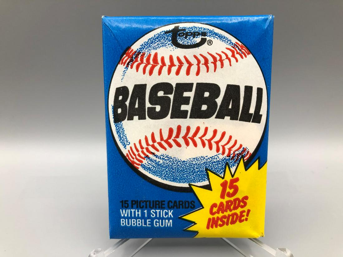 1980 Topps Baseball Unopened Wax Pack (1 of 2)