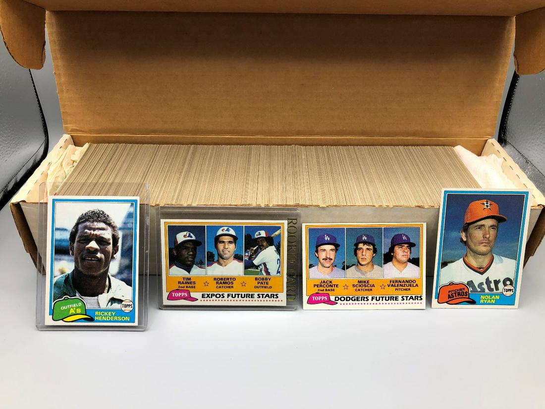 1981 Topps Baseball Complete Set - Fernando Valenzuela (1 of 1)