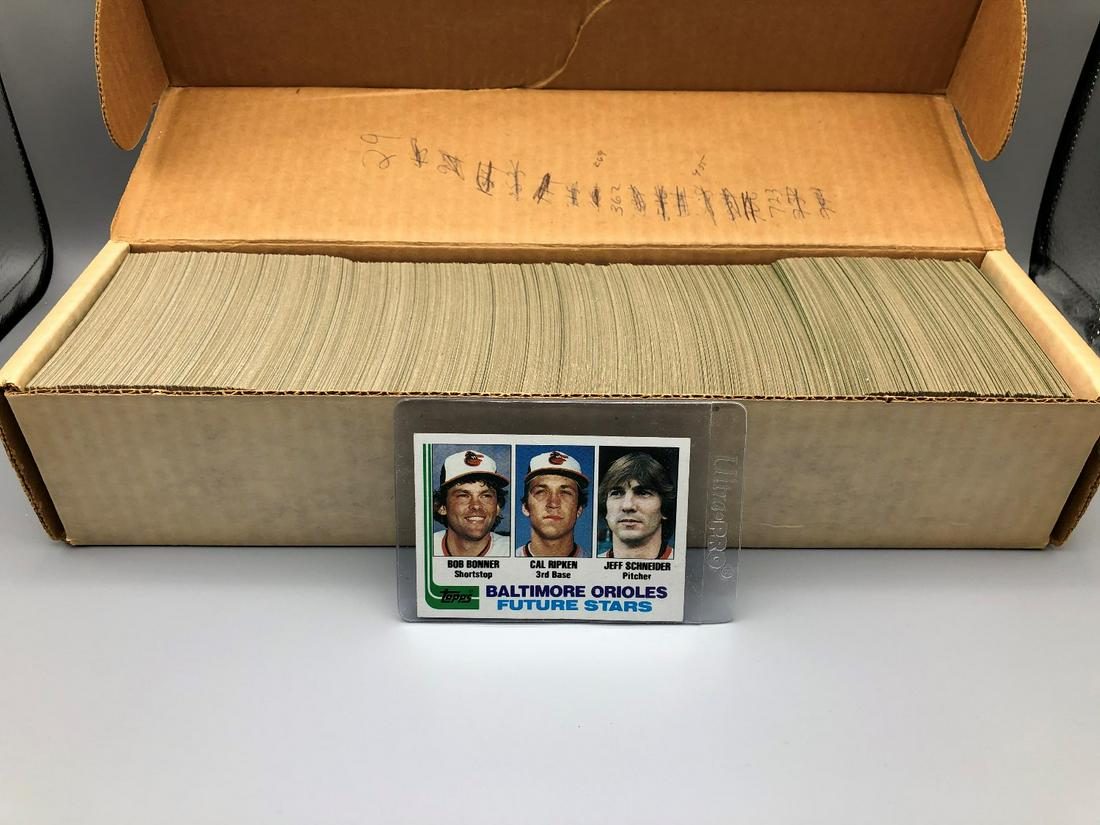 1982 Topps Baseball Complete Set - Cal Ripken Jr Rookie (1 of 2)