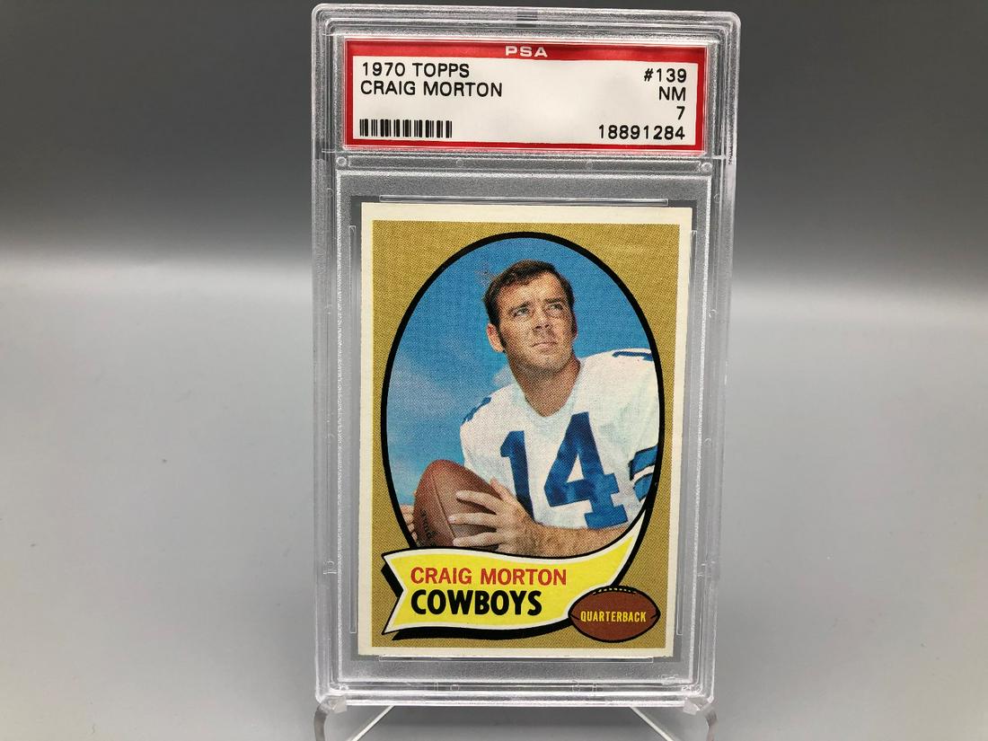 1970 Topps Craig Morton #139 PSA 7 (1 of 2)
