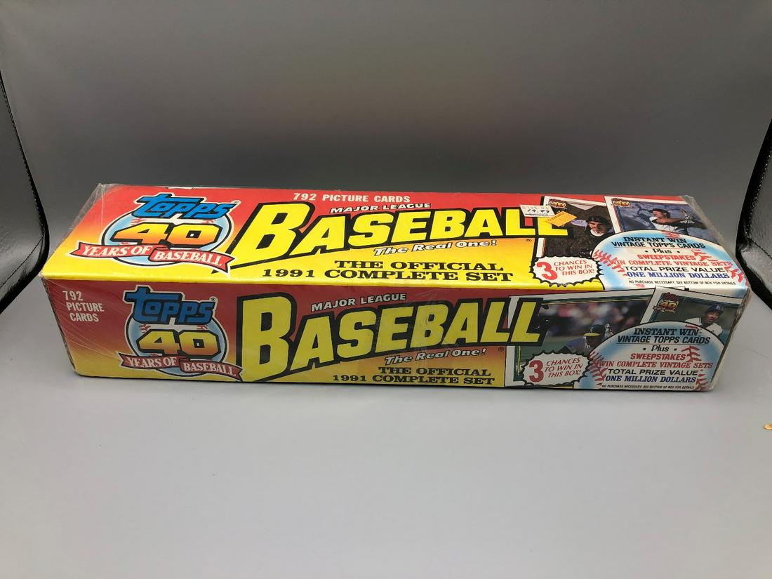 1991 Topps Baseball Complete Factory Sealed Set - (1 of 1)