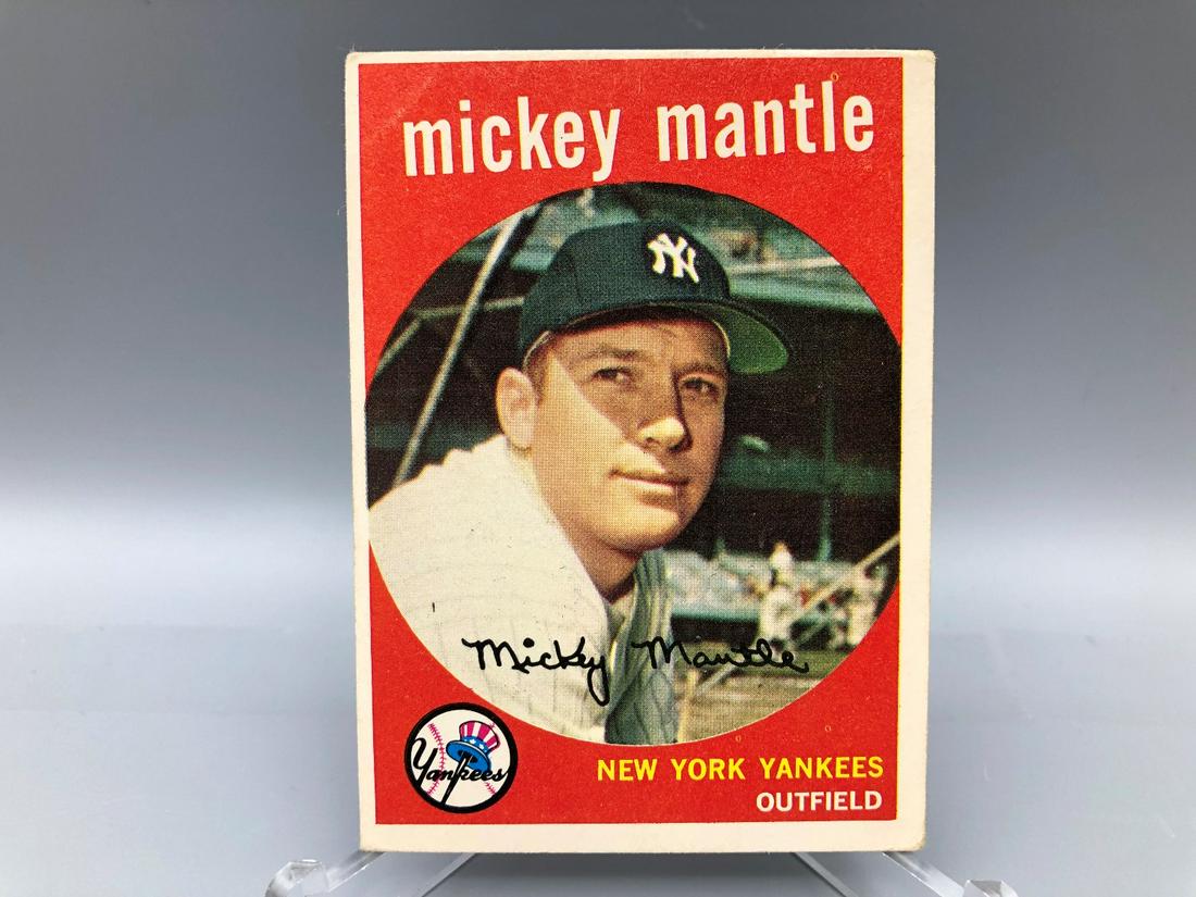 1959 Topps Mickey Mantle #10 (1 of 3)