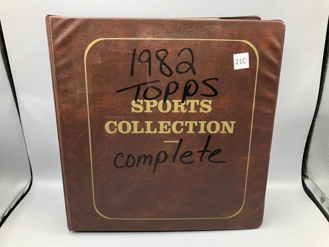 1982 Topps Baseball Complete Set in Binder with partial (1 of 5)
