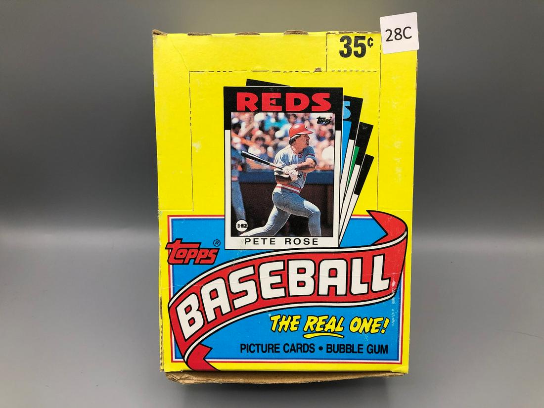 1986 Topps Baseball Wax Box (1 of 2)