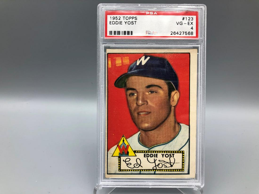 1952 Topps Eddie Yost #123 PSA 4 (1 of 2)