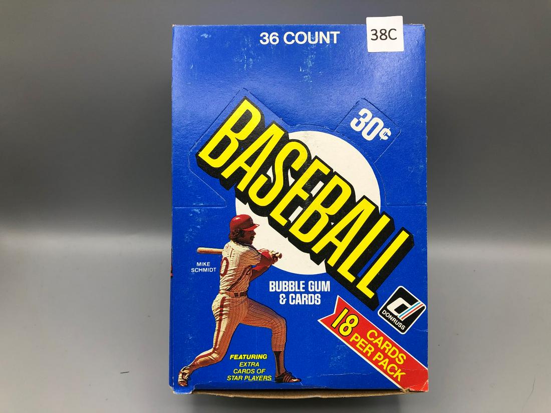 1981 Donruss Baseball Unopened Wax Box (1 of 3)