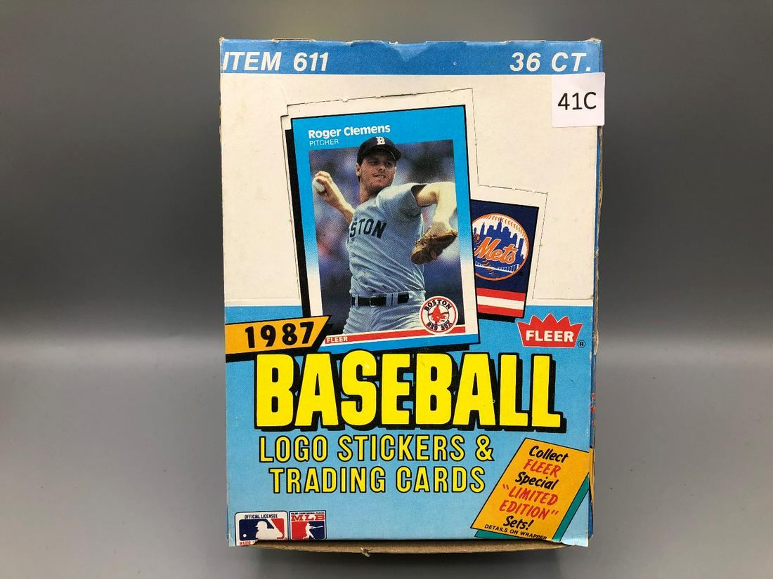 1987 Fleer Baseball Unopened Wax Box (1 of 2)