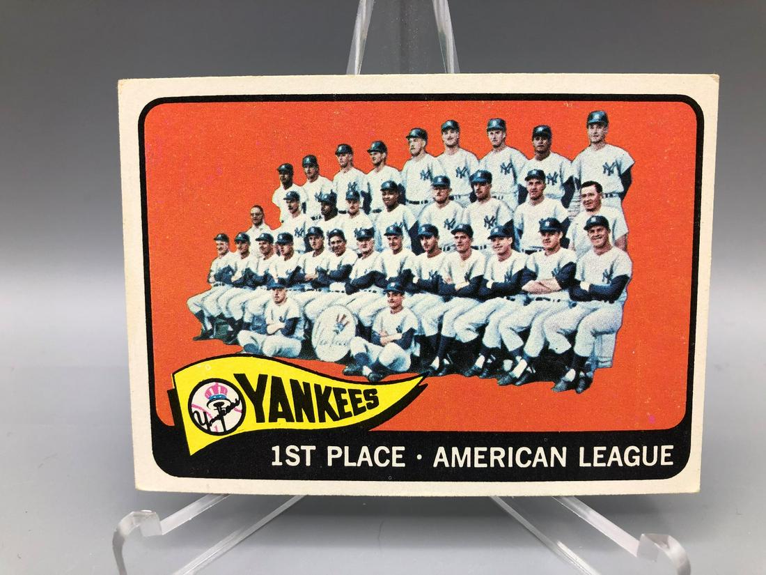 1965 Topps New York Yankees Team Card #513 - High (1 of 2)