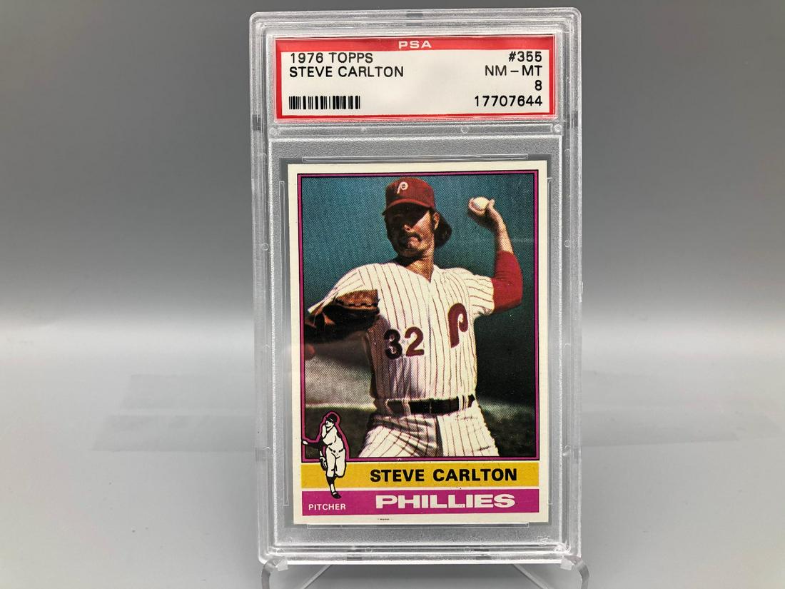 1976 Topps Steve Carlton #355 PSA 8 (1 of 2)