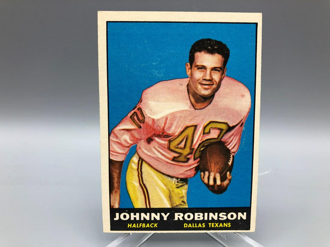 1961 Topps Johnny Robinson #139 RC - Hall of Famer: 1961 Topps Johnny Robinson #139 RC - Hall of Famer