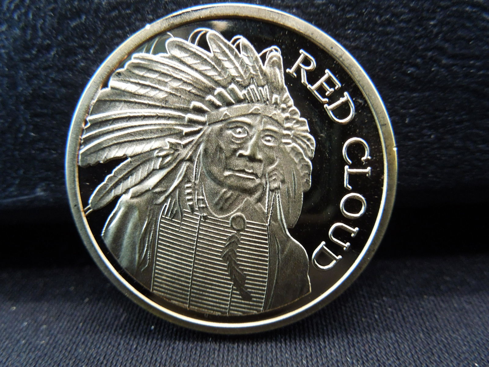 Clad 2010 Red Cloud 1/2oz 100 Mills 24 Karat Gold Clad (1 of 2)
