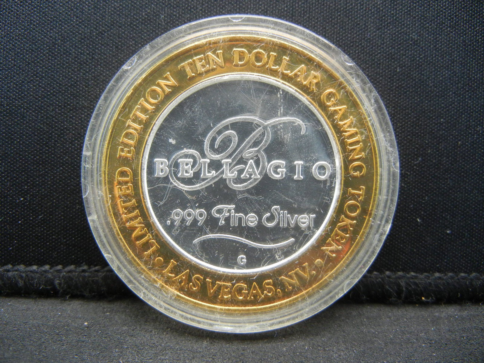 Silver Casino Token Bellagio Las Vegas: Silver Casino Token Bellagio Las Vegas