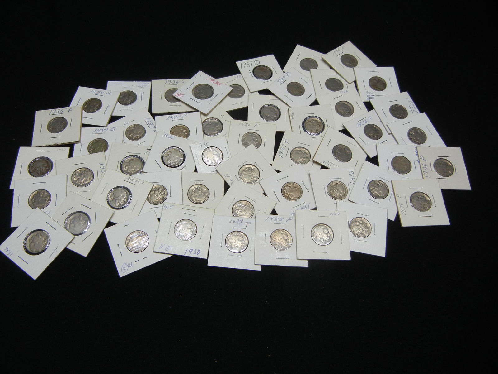 (50) Buffalo Nickels in Flips (1 of 5)