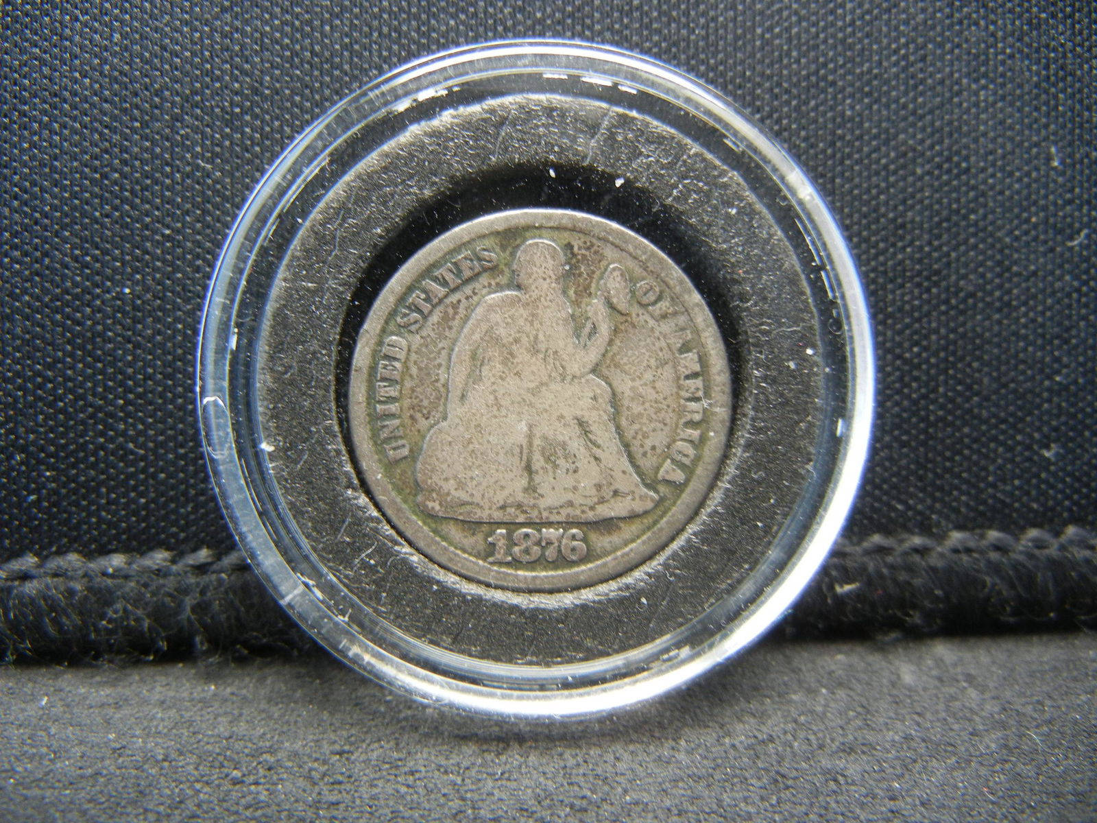1876 CC Seated Dime (1 of 2)