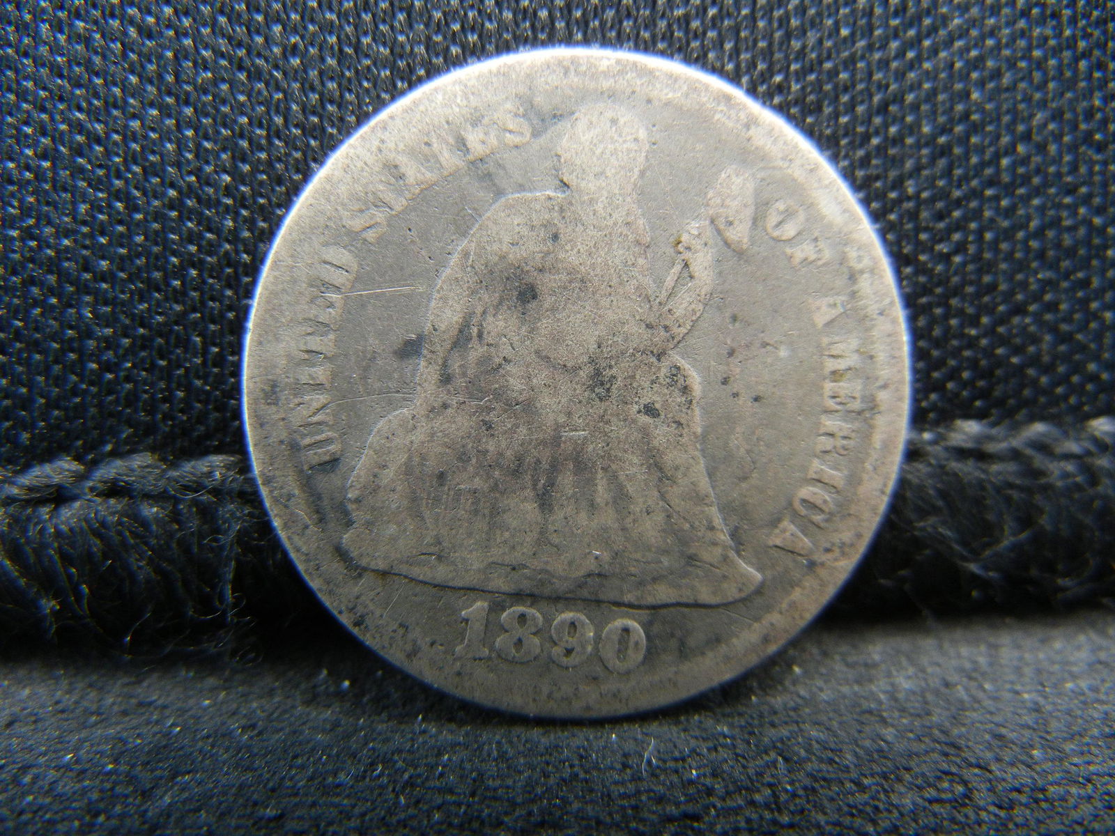 1890 Seated Dime (1 of 2)