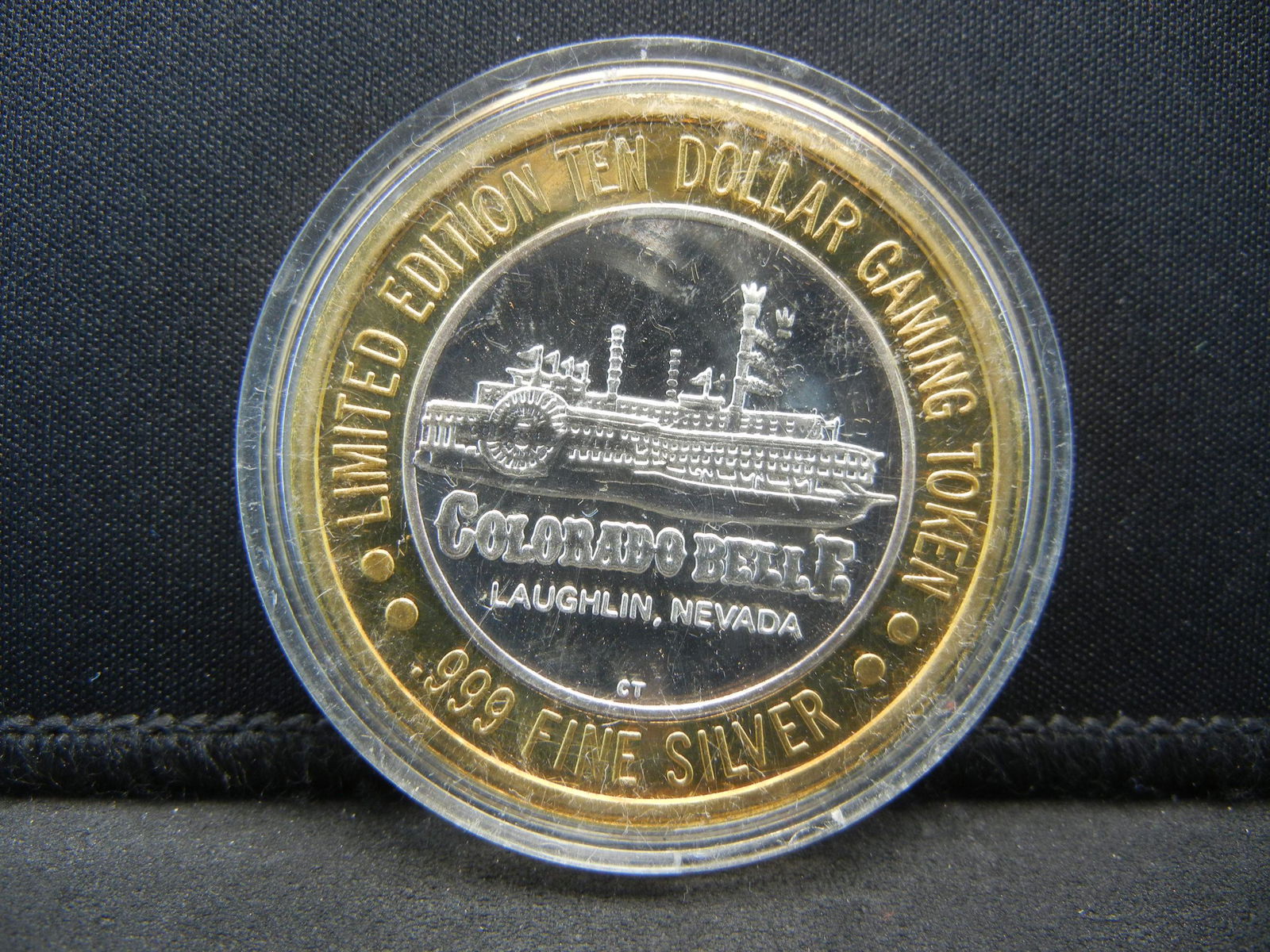 Silver Casino Token Colorado Belle Laughlin Nevada (1 of 2)