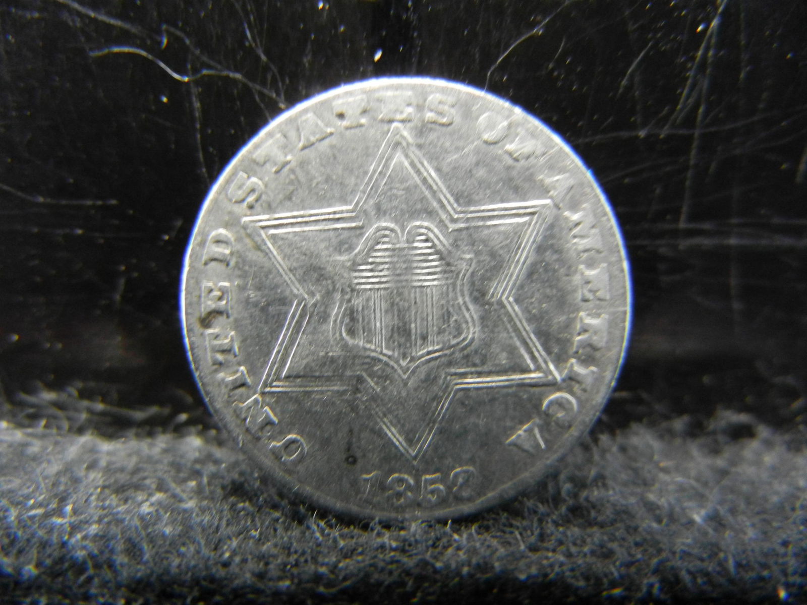 1858 Three Cent Silver Strong Details (1 of 2)