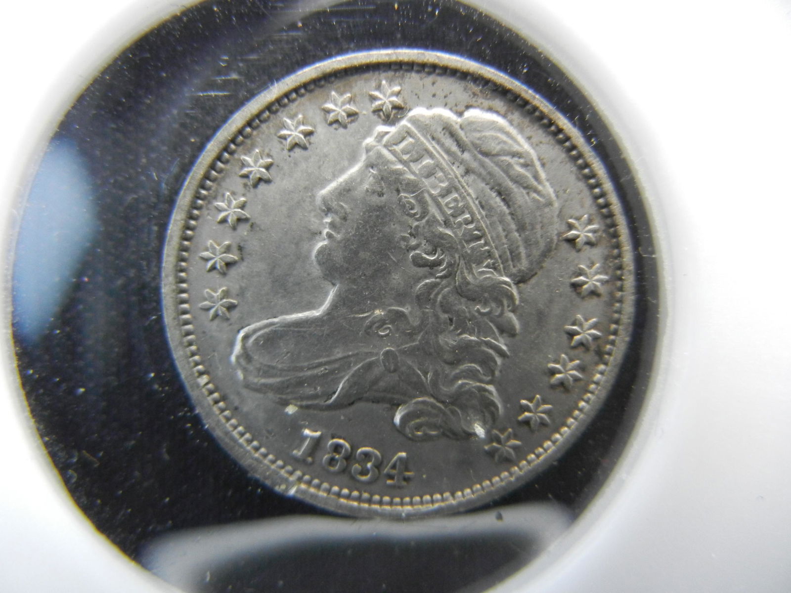 1834 Capped Bust Dime Very Strong Details Scarce (1 of 3)