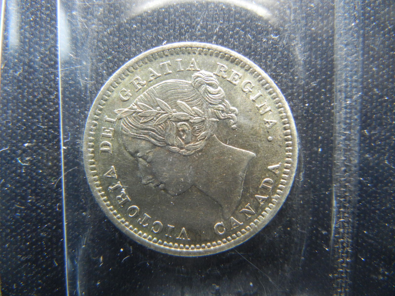 1899 Canada Silver Dime ICCS AU50 (1 of 4)